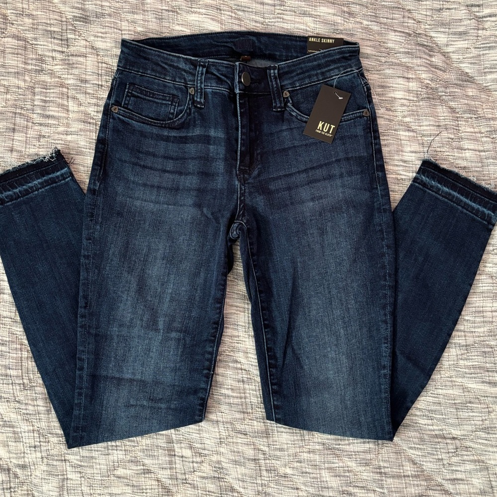 KUT From The Kloth Ankle Skinny Jean Sz 0 NWT | KUT Skinny Jeans | Ankle Skinny-